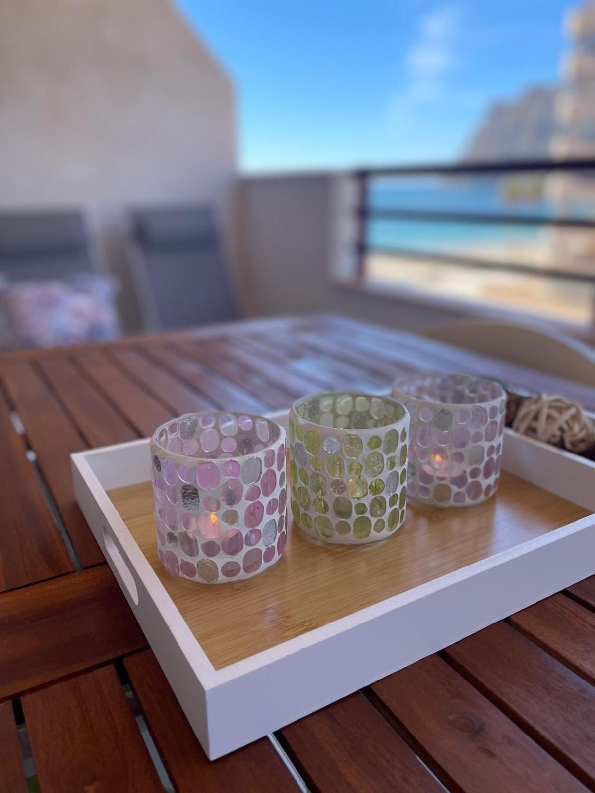 Eerstelijns Appartement Vive Cada Momento Zeezicht En Pal Aan De Boulevard En Strand Calpe, Toplocatie Exteriör bild